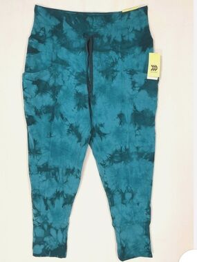 all in motion Teal Tie-Dye Jogger Pants